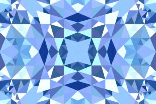 Download Blue Seamless Triangle Mandala Pattern - Triangle Collection
