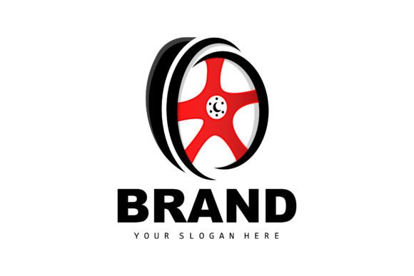 Download Tire Wheel Logo, Automotive Parts Vector - Wheel Collection