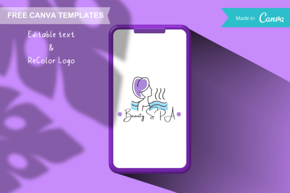 Download Canva Logo Templates - Hot Shower Logo - Logo template Collection
