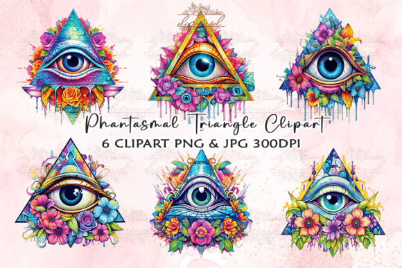 Download Phantasmal Triangle Watercolor Clipart - Premium Resources