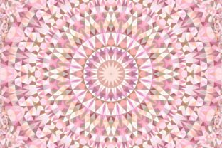 Download Seamless Pink Triangle Mandala Pattern - Triangle Collection