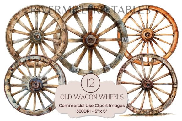 Download Vintage Wagon Wheels Transparent PNGs - Wheel Collection