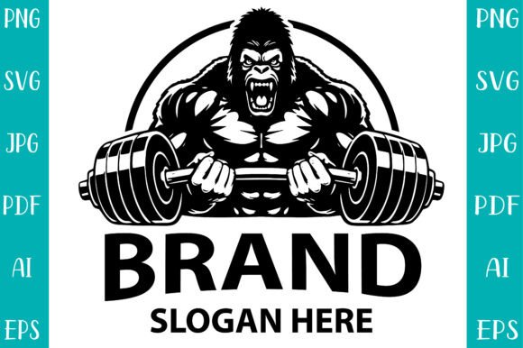 Download Gym Logo Template | Modern Fitness Logo - Logo template Collection