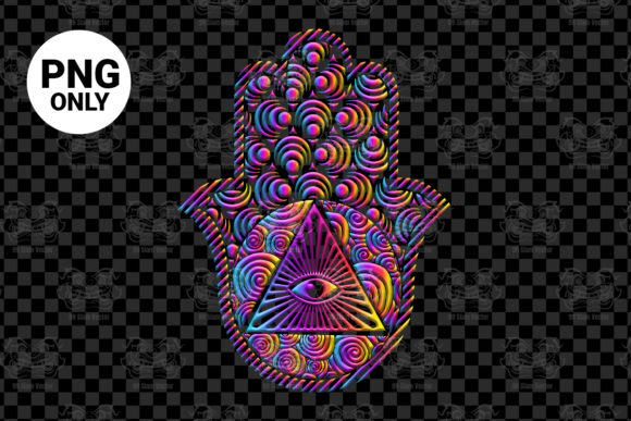 Download Seeing Eye Triangle Mandala Sublimation - Triangle Collection