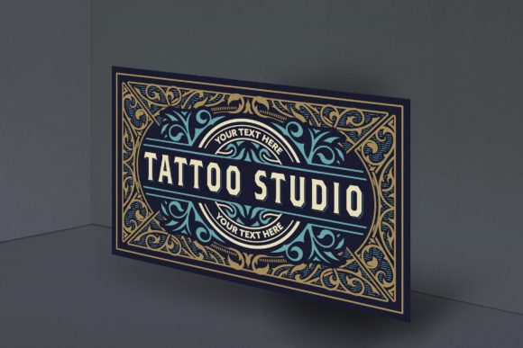 Download Tattoo Logo Template - Old Lettering - Logo template Collection