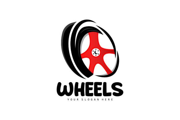 Download Tire Wheel Logo, Automotive Parts Vector - Wheel Collection