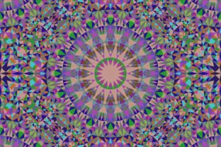 Download Seamless Triangle Mandala Pattern - Triangle Collection