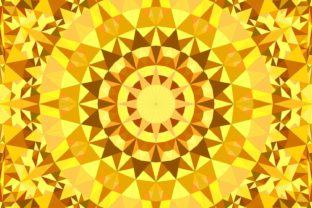 Download Golden Seamless Triangle Mandala Pattern - Triangle Collection